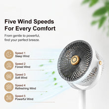 4 IN 1 Floor Standing Desktop Fan with Aroma Box 4 Heights & 5 Speeds Adjustable Portable Home Movable Fan for Dorm Bedroom Use