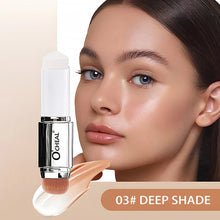 O'CHEAL Temperature Changing Foundation Stick Facial Coverage Blemishes Pores Double-Headed Face Matte Makeup Foundation Cream