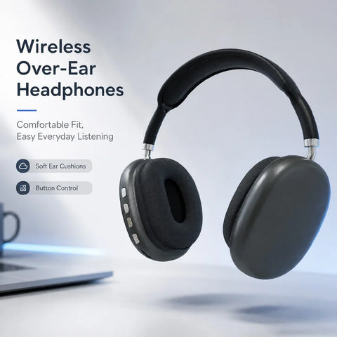 P9 Wireless Bluetooth Headset Outdoor Sports Gaming Wireless Headphones with Mic Noise Cancelling Earbuds Bluetooth Earphones