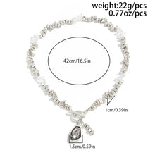 Salircon Irregular Beads Choker Necklace Women Fashion Elegant Black Acrylic Rhinestone Pendant Neck Wedding Party Jewelry Gifts