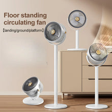 4 IN 1 Floor Standing Desktop Fan with Aroma Box 4 Heights & 5 Speeds Adjustable Portable Home Movable Fan for Dorm Bedroom Use