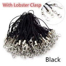 20/50/100Pcs Lanyard Lariat Strap Cords Lobster Clasp Rope Keychain Hooks Mobile Set Charms Keyring Pendant Key Ring Accessories