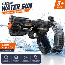 Electric Water Gun with Flashing Function That Continuously Delivers Powerful Water Spray Summer Outdoor Toy Children's Gift