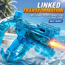 Electric Water Gun with Flashing Function That Continuously Delivers Powerful Water Spray Summer Outdoor Toy Children's Gift