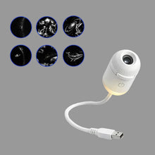 2-in-1 USB Galaxy Star Projector Night Light with Interchangeable Projection Films